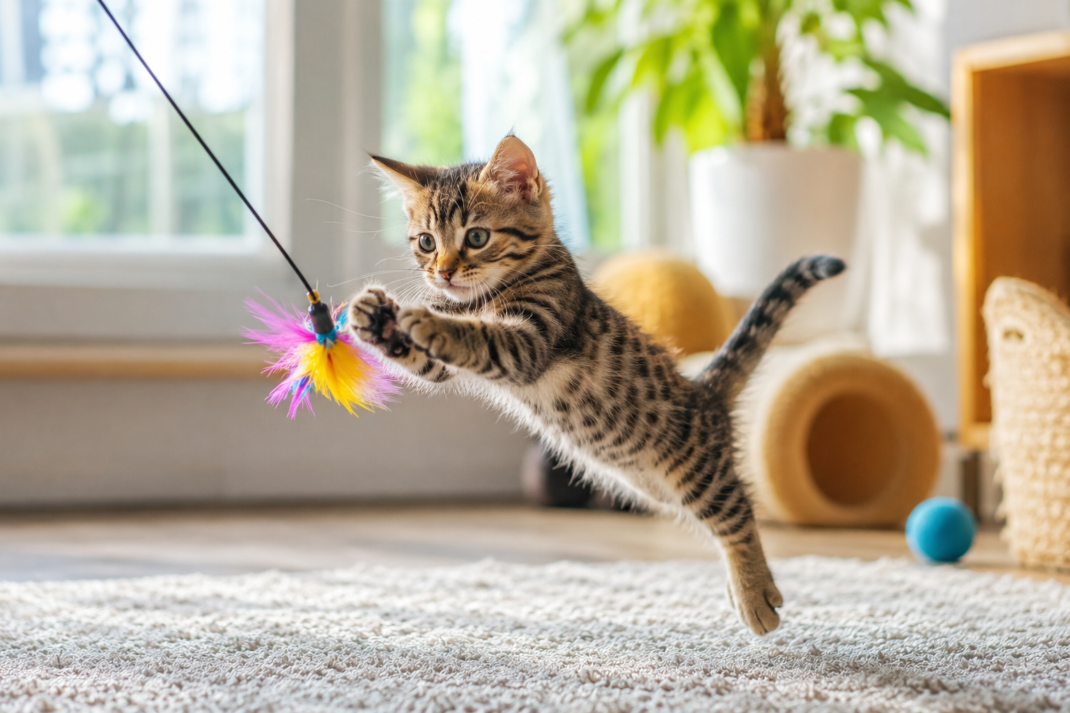 Gatito jugando Gato jugando